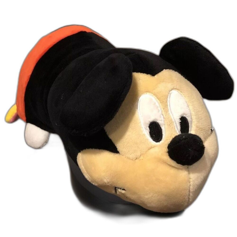 Disney FlipaZoo Mickey Minnie Mouse Reversible Plush 2in1 Stuffed Animal 2017